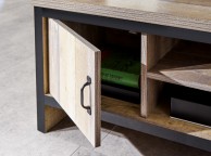 GFW Boston 2 Door TV Unit in Distressed Oak Thumbnail