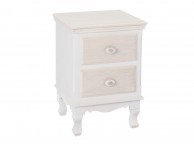 LPD Juliette Vintage Style 2 Drawer Bedside Cabinet Thumbnail