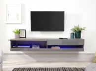 GFW Galicia Grey Gloss LED TV Unit 150cm Thumbnail