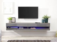GFW Galicia Grey Gloss LED TV Unit 150cm Thumbnail