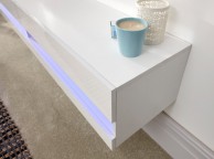 GFW Galicia White Gloss LED TV Unit 150cm Thumbnail