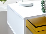GFW Delta Lamp Table in White and Grey Thumbnail