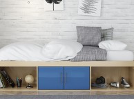 LPD Dakota Cabin Bed In Blue And Oak Thumbnail