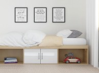 LPD Dakota Cabin Bed In White And Oak Thumbnail