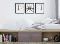 LPD Dakota Cabin Bed In Grey And Oak Thumbnail