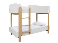 LPD Hero Wooden Bunk Bed In White And Oak Thumbnail