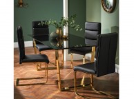 LPD Antibes Pair Of Black Dining Chairs Thumbnail