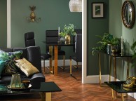 LPD Antibes Pair Of Black Dining Chairs Thumbnail
