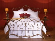 OBC Athalone 4ft 6 Double Bronze Patina Metal Headboard Thumbnail