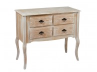 LPD Provence Weathered Oak Finish 4 Drawer Chest Thumbnail