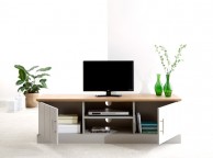 GFW Kendal Large TV Unit Grey Thumbnail