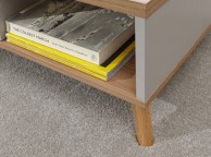 GFW Nordica 2 Drawer Coffee Table in Oak and Grey Thumbnail