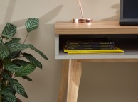 GFW Nordica Desk in Oak and Grey Thumbnail