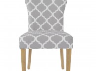 LPD Hugo Pair Of Fabric Dining Chairs Thumbnail