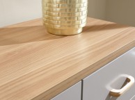 GFW Nordica Small Sideboard in Oak and Grey Thumbnail