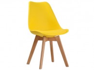 LPD Louvre Pair Of Yellow Dining Chairs Thumbnail