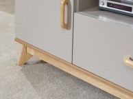 GFW Nordica Small TV Unit in Oak and Grey Thumbnail