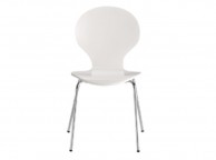 LPD Ibiza White Dining Chairs Set Of 4 Thumbnail