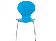 LPD Ibiza Blue Dining Chairs Set Of 4 Thumbnail