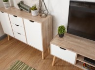 GFW Stockholm Sideboard in White Oak Effect Thumbnail