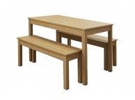 LPD Ohio Oak Finish Dining Set Thumbnail