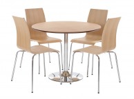 LPD Soho Oak Finish Dining Set Thumbnail