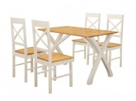LPD Normandy Cottage Style Dining Table Set Thumbnail