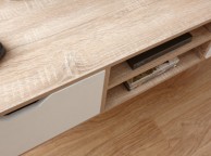 GFW Stockholm TV Cabinet in White Oak Effect Thumbnail