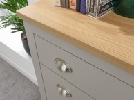 GFW Lancaster 2 Door 1 Drawer Shoe Cabinet in Grey Thumbnail