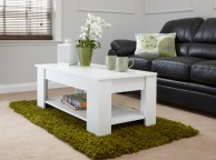 GFW Lift Up Coffee Table in White Thumbnail