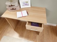 GFW Panama 2 Drawer Desk in Oak Finish Thumbnail