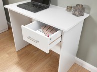 GFW Panama 2 Drawer Desk in White Thumbnail