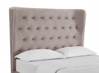LPD Belgravia 4ft6 Double Cappuccino Fabric Ottoman Bed Frame Thumbnail