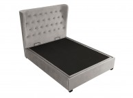 LPD Belgravia 4ft6 Double Grey Fabric Ottoman Bed Frame Thumbnail