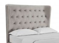 LPD Belgravia 5ft Kingsize Grey Fabric Ottoman Bed Frame Thumbnail