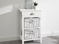 GFW Padstow 1 Plus 2 Drawer Chest in White Thumbnail