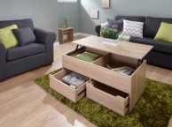 GFW Ultimate Storage Coffee Table in Oak Effect Thumbnail