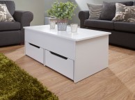 GFW Ultimate Storage Coffee Table in White Thumbnail