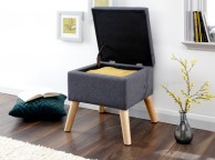 GFW Alexandra Storage Ottoman Small in Charcoal Thumbnail