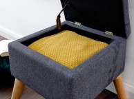 GFW Alexandra Storage Ottoman Small in Charcoal Thumbnail