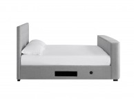 LPD Mayfair 4ft6 Double Grey Fabric TV Bed Thumbnail