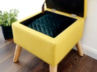 GFW Alexandra Storage Ottoman Small in Mustard Thumbnail