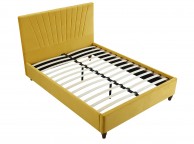 LPD Lexie 4ft6 Double Mustard Fabric Bed Frame Thumbnail