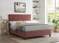 LPD Lexie 5ft Kingsize Pink Fabric Bed Frame Thumbnail