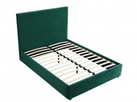 LPD Islington 5ft Kingsize Green Fabric Bed Frame Thumbnail