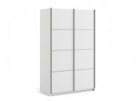 FTG Verona White Sliding Door Wardrobe (120cm 5 x Shelf) Thumbnail