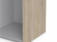 FTG Verona Oak And White Sliding Door Wardrobe (180cm 5 x Shelf) Thumbnail