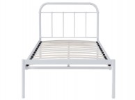 Sleep Design Bourton 3ft Single White Metal Bed Frame Thumbnail