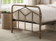 Flintshire Axton 3ft Single Metal Bed Frame In Antique Bronze Thumbnail