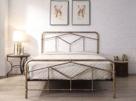 Flintshire Axton 5ft Kingsize Metal Bed Frame In Antique Bronze Thumbnail